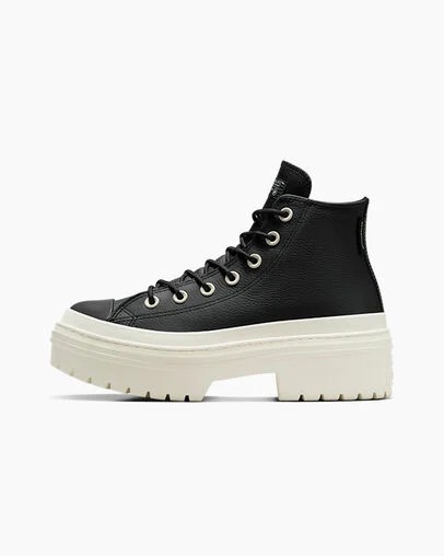 Converse Chuck Taylor All Star Lugged Heel Platform Waterproof Women Boots Black USA | C-13840929