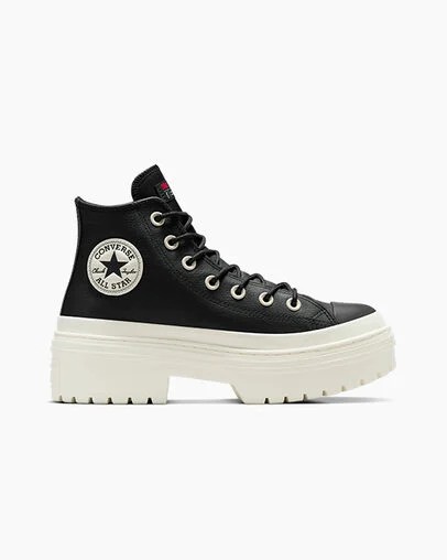 Converse Chuck Taylor All Star Lugged Heel Platform Waterproof Women Boots Black USA | C-13840929