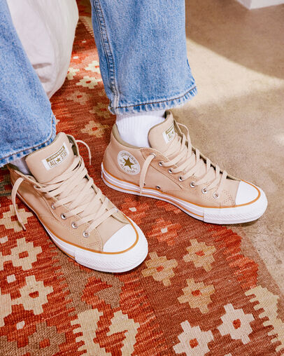 Converse Chuck Taylor All Star Malden Street Women Boots Beige / White USA | C-68794259