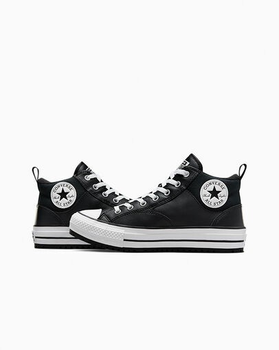 Converse Chuck Taylor All Star Malden Street Women Boots Black / White USA | C-95124739