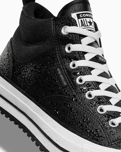 Converse Chuck Taylor All Star Malden Street Women Boots Black / White USA | C-95124739