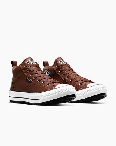 Converse Chuck Taylor All Star Malden Street Women Boots Brown / Brown / White USA | C-07158439