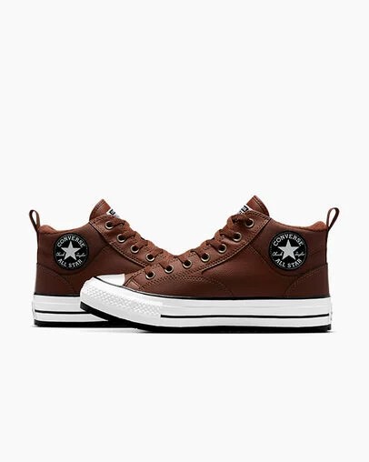 Converse Chuck Taylor All Star Malden Street Women Boots Brown / Brown / White USA | C-07158439