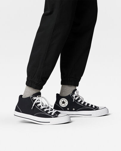 Converse Chuck Taylor All Star Malden Street Women Boots Black / White USA | C-90357819