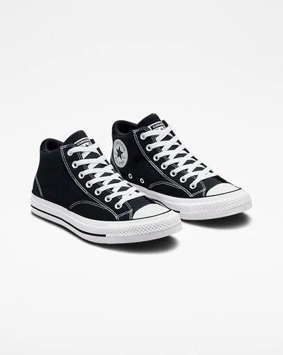 Converse Chuck Taylor All Star Malden Street Women Boots Black / White USA | C-90357819