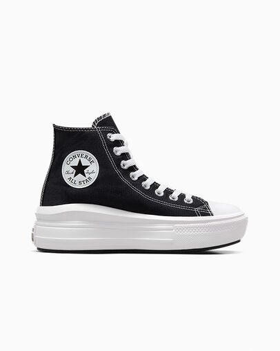 Converse Chuck Taylor All Star Move Men Platform Shoes Black / Beige White USA | C-42379089