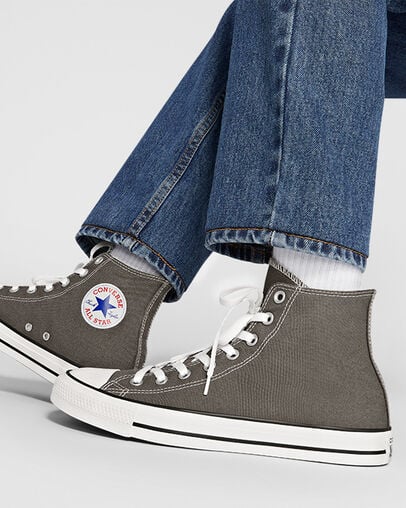 Converse Chuck Taylor All Star Women Canvas Shoes Grey USA | C-70961329