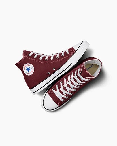 Converse Chuck Taylor All Star Women Canvas Shoes Burgundy USA | C-26370489