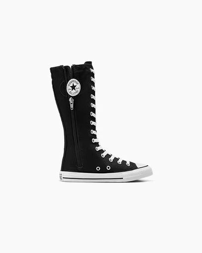 Converse Chuck Taylor All Star XHi Kids' Sneakers Black / White USA | C-08796329