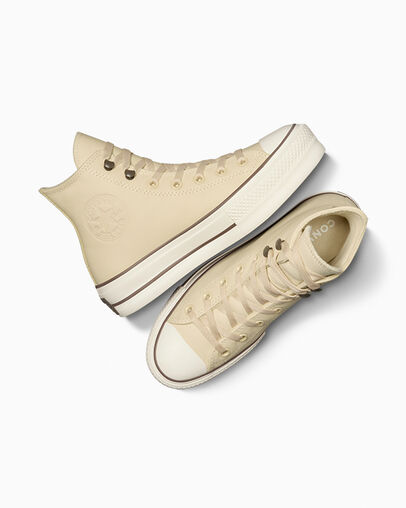 Converse Chuck Tayor All Star Lift Women Platform Shoes Beige USA | C-59682179