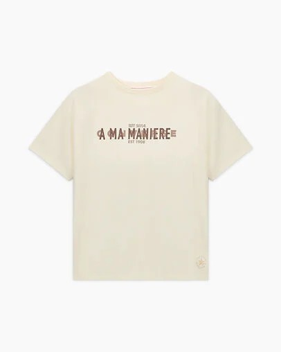 Converse Converse x A Ma Manière Gold Standard Women T Shirts White USA | C-46918259