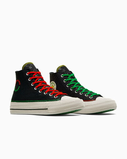 Converse Converse x Daily Paper Chuck 70 Women Sneakers Black / Multicolor USA | C-96018359