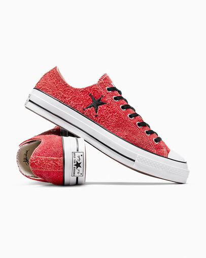 Converse Converse x Stüssy Chuck 70 Women Sneakers Red USA | C-01496759