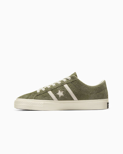 Converse One Star Academy Pro Suede Men Skate Shoes Dark Green / Black USA | C-49081539