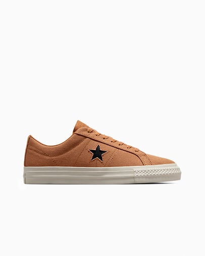 Converse One Star Pro Men Skate Shoes Brown USA | C-69402319