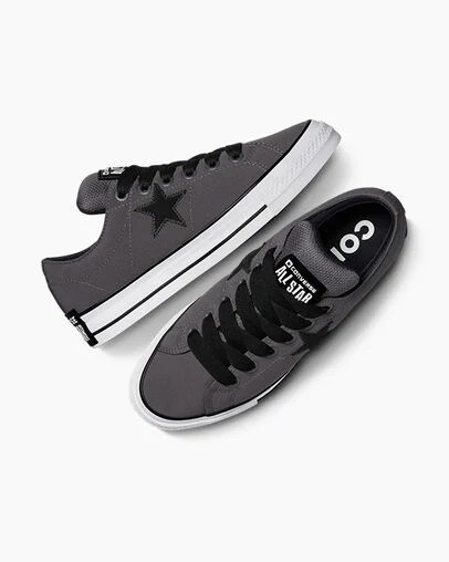 Converse One Star Puff Women Skate Shoes Black / White USA | C-95124679