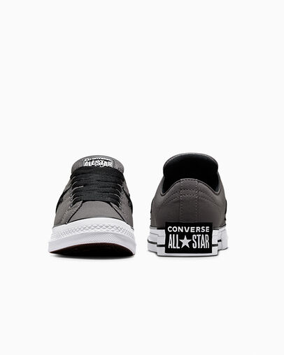 Converse One Star Puff Women Skate Shoes Black / White USA | C-95124679