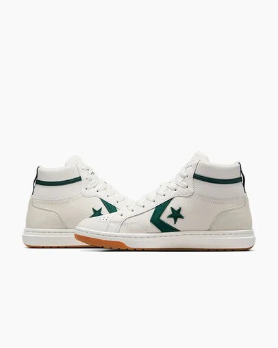 Converse Pro Blaze Classic Sport Luxe Men Basketball Shoes White / Green USA | C-65814979