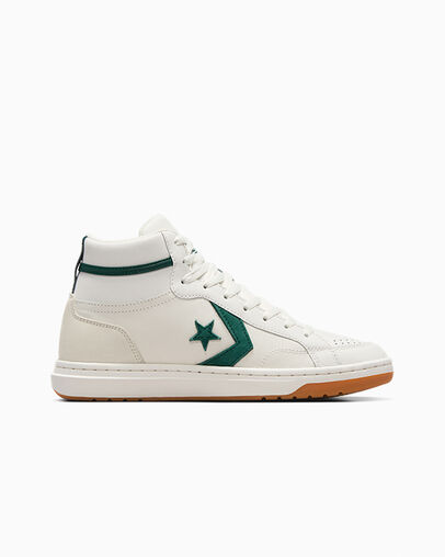 Converse Pro Blaze Classic Sport Luxe Men Basketball Shoes White / Green USA | C-65814979