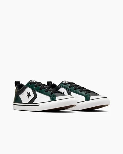 Converse Pro Blaze Kids' Sneakers Green / Black / White USA | C-91307259