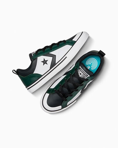 Converse Pro Blaze Kids' Sneakers Green / Black / White USA | C-91307259