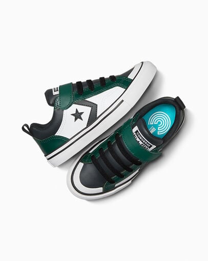 Converse Pro Blaze Kids' Sneakers Green / Black / White USA | C-18092739