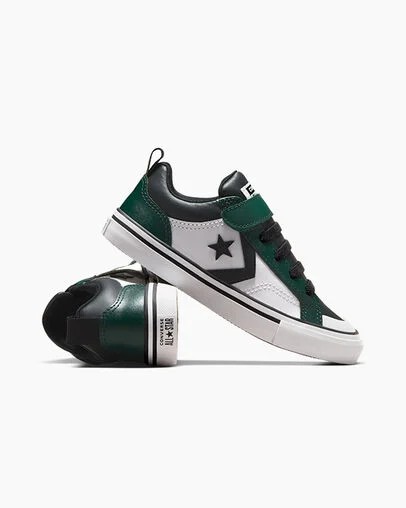 Converse Pro Blaze Kids' Sneakers Green / Black / White USA | C-18092739