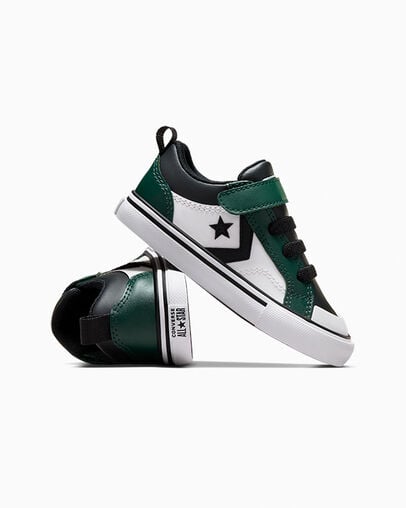 Converse Pro Blaze Kids' Sneakers Green / Black / White USA | C-58492019