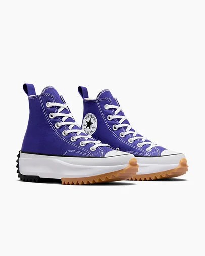 Converse Run Star Hike Women Platform Shoes Purple / White / Black USA | C-98240359