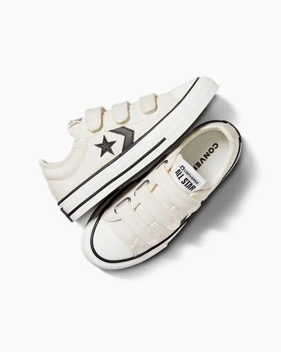 Converse Star Player 76 Kids' Sneakers White / Black USA | C-87965439