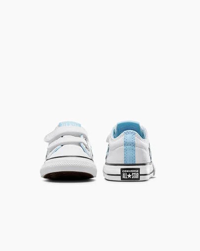 Converse Star Player 76 Kids' Sneakers White / Blue / White USA | C-02574189