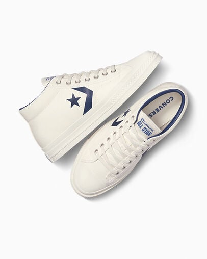 Converse Star Player 76 Men Boots White / Navy / Blue USA | C-07589649