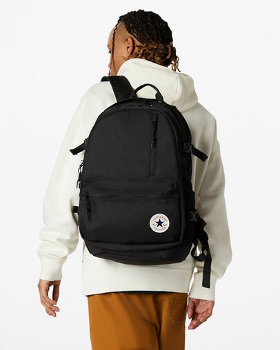 Converse Straight Edge Men Backpacks Black USA | C-51963729