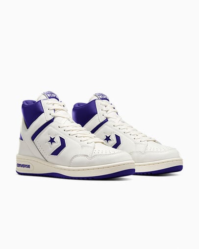 Converse Weapon Women Boots Purple / White USA | C-05436989